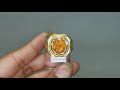 Batu Cincin Yakut kuning Yellow Sapphire Asli (Kode 1906)