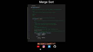 Merge Sort Code in Python | Sorting Algorithms | Python Coding Tutorial | Python Coding Interview