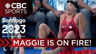 Maggie Mac Neil strikes more Pan Am gold in 100 metre Freestyle final | CBC Sports