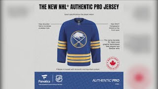 NHL, Fanatics, debut new Sabres jersey