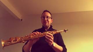 VSO - 1928 Conn New Wonder II ‘Chu Berry’ Soprano (original gold plate) demo by Phil Shotton