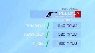 Բենզինի և մյուս վառելիքների գինը - Ապրիլի 19, 2022