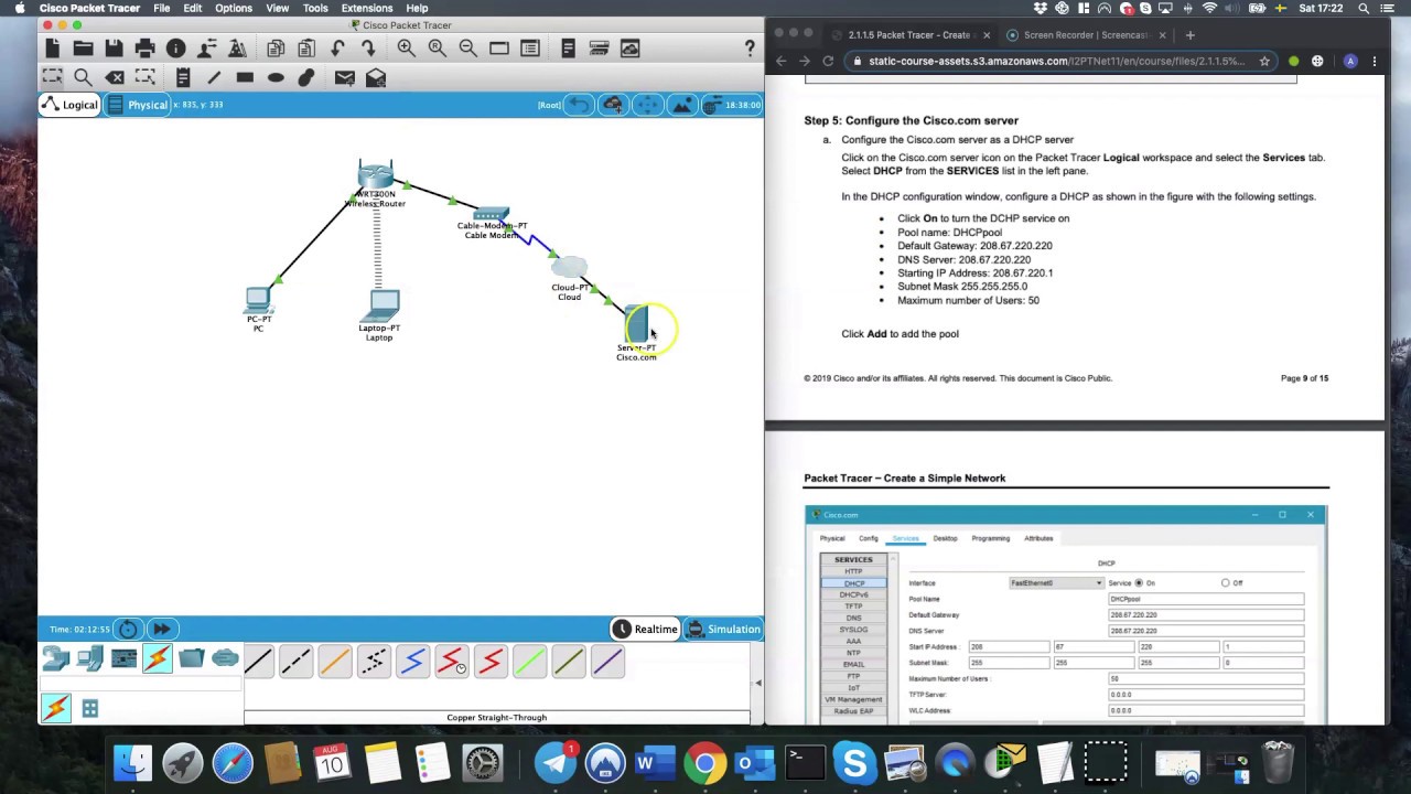 Creating A Simple Network - CISCO Packet Tracer - Part 2 - YouTube