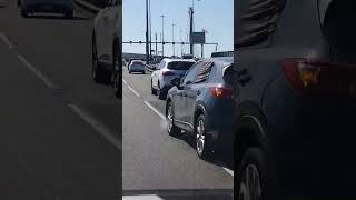 Beautiful Melbourne roads, skyscrapers \u0026 bridge safty barriers #westgatebridge #tunnel #shortvideo