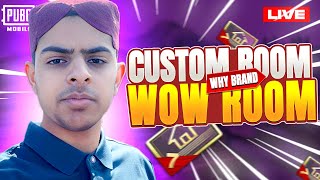 CUSTOM ROOMS | PUBG MOBILE LIVE WITH FACE CAM | WHY BRAND X LIVE #pubg