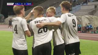 UEFA Noorte Meistrite liiga 2024: JK Tallinna Kalev - FC Santa Coloma 7:0 (18.09.2024)