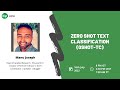Zero-Shot Text Classification - Introduction to Model Development | NLP | Manu Joseph on DPhi