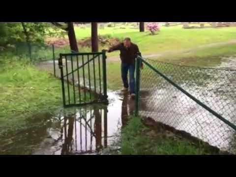 Trying to keep my shoes dry... Trying to keep my shoes dry...