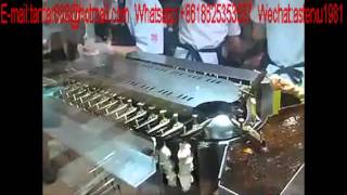 自动回转烧烤机 Display of TF-02  Automatic Japan Style Yakitori Robot on work，Automatic Yakitori Machine