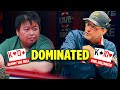 Phil Hellmuth is DOMINATED KQ vs K10♠ Live at the Bike!