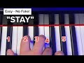 How to play „STAY“ - Easy Piano #shorts #learnpiano #pianotutorial #klavierlernen