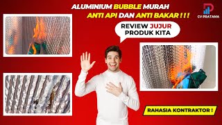 Alumunium Foil 100% Peredam Panas Terbaik Saat Ini - Aluminium 100% ASLI ANTI DIBAKAR / API