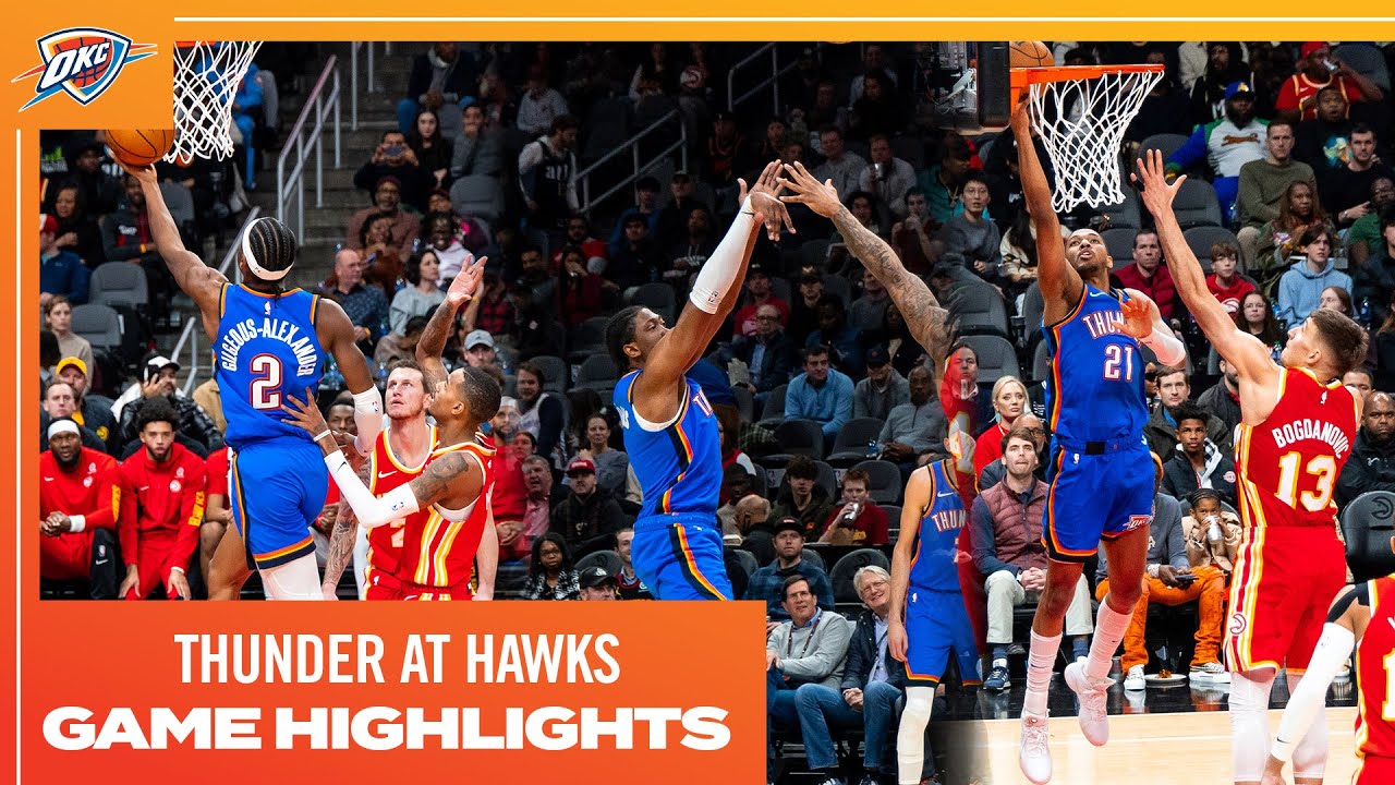 OKC Thunder At Atlanta Hawks | Game Highlights | January 3, 2024 - YouTube