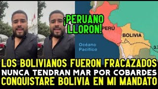 HISTORIADOR PERUANO HACE LLORAR A BOLIVIANOS  CON CATEDRA SOBRE LA GUERRA DEL PACIFICO