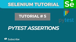 Pytest Assertions Tutorial with Selenium | Real Examples You Must Know