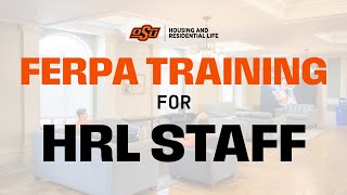 FERPA Training for HRL Staff | ResLife HR