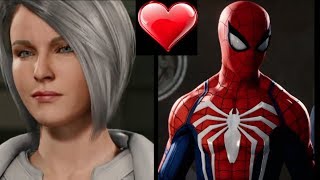 Spider Man Ps4 - Silver Sables Has A Huge Crush On Spider Man - All CutScenes