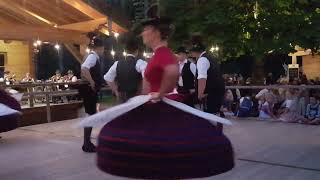 Trachtenverein D`Leonhardstoana beim Waldfest des Skiclub Kreuth e.V. am Leonhardstoana-Hof 07.07.23