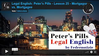 Legal English: Peter's Pills - Lesson 25 \