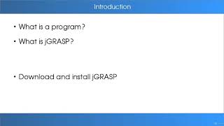 jGRASP Basics for New Java Programmers (PC) - learn Java