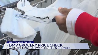 Grocery price check: How costs changed in 1 week between Walmart, Giant, Safeway