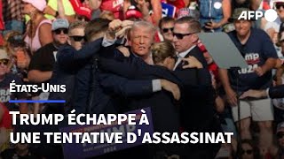 Donald Trump, blessé, échappe à une tentative d'assassinat | AFP