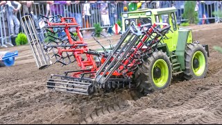 RC MONSTERS! Farming Tractors, Trucks, Rollers, Crane in motion!