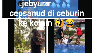 JEBURRRR💦💦 AKHIRNYA CEPSANUD MANDI JUGA😂😂😂 TAPI DI JEBURIN SAMA TEMEN TEMEN NYA 🤣