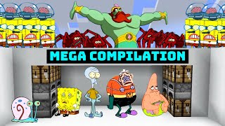 Minecraft Speedrunner VS 4 Hunters Mega Compilation