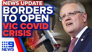 International travel to return, Victoria's COVID-19 crisis | Coronavirus | 9 News Australia