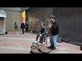 陀飛輪 busking hong kong 香港街頭音樂表演 4k影片 旺角奶路臣街銀行中心 2023年3月3日