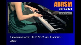 [青苗琴行 x 香港演藝精英協會] ABRSM Piano 2019 - 2020 Grade 4 B3 Chanson de matin (Morning Song)