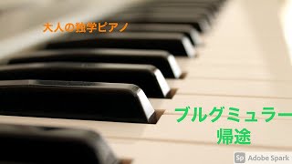 [大人独学ピアノ記録] ブルグミュラー: ２５の練習曲 帰途 / Burgmuller Op. 100 No 23 Le Retour / The Return