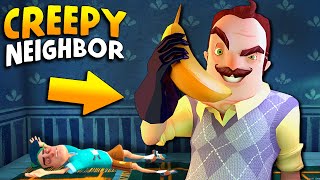 The Neighbor BECOMES CREEPY... | Hello Neighbor (Mods)
