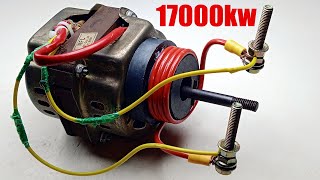 New idea top07 How to make 250v 20000kw AC Current First Electric Generator