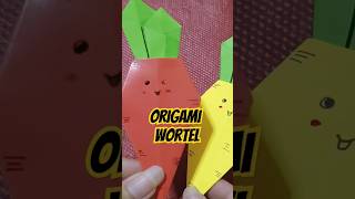 Origami Wortel | Cara membuat origami wortel #origami #origamitutorial #origamipaper #craft #carrots