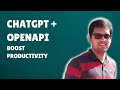Designing API using OpenAPI & ChatGPT