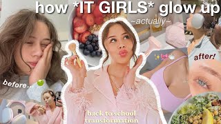 the ULTIMATE GLOW UP transformation for back to school !! beauty, skincare, self care, & body guide