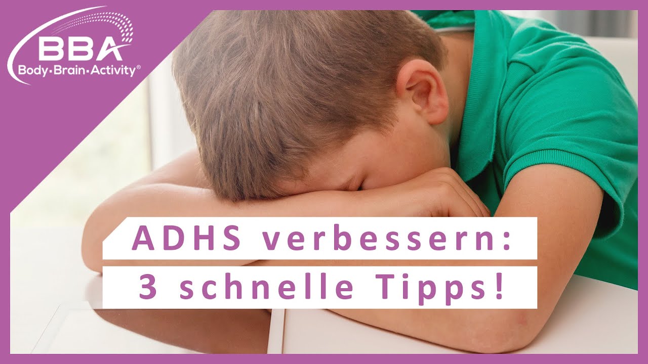 ADHS Hilfe: Mit Diesen 3 Tipps ADHS Deutlich Verbessern! - YouTube