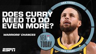 Will the Warriors need even more from Steph Curry to keep their Play-In hopes afloat? | NBA Today