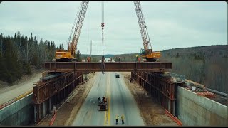 Biggest Bridge Construction Process - Modern Heavy Duty Bridge Equipment #10