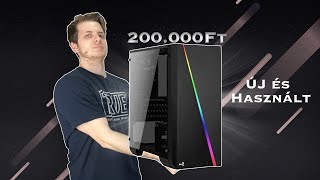 Ilyen Gamer PC-t vehetsz 200.000Ft-ért Újonnan és Használtan!