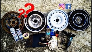 How to restore rusty rims: cleaning and painting (DIY)