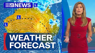 Australia Weather Update: Showers and storms expected for parts of NSW | 9 News Australia