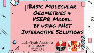 Molecular Shape Experiment by using pHet Colorado Interactive Simulation