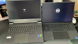 HP 빅터스 노트북(15-fa1018tx) VS 델 XPS 15 9530 부팅 속도