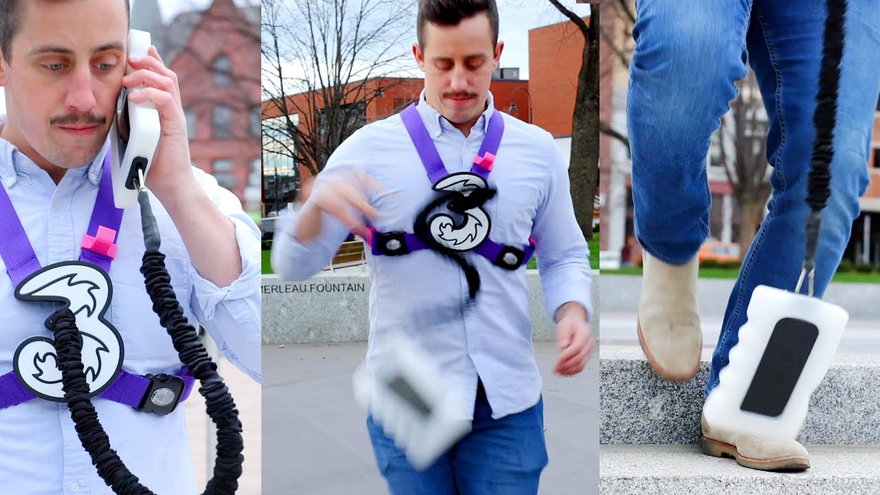 It's a bungee cord iPhone case.