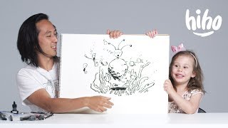 Kids Describe Aliens to an Illustrator | Kids Describe | HiHo Kids