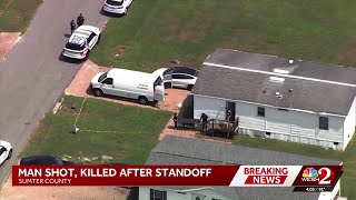 Man shot, killed after hours-long standoff in Sumter County; girlfriend, child removed from home