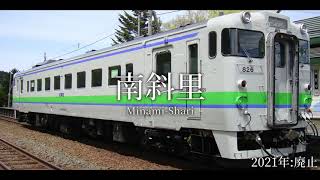 【1987】ゲキヤクが「空中分解」で釧網本線・標津線の駅名を歌います。